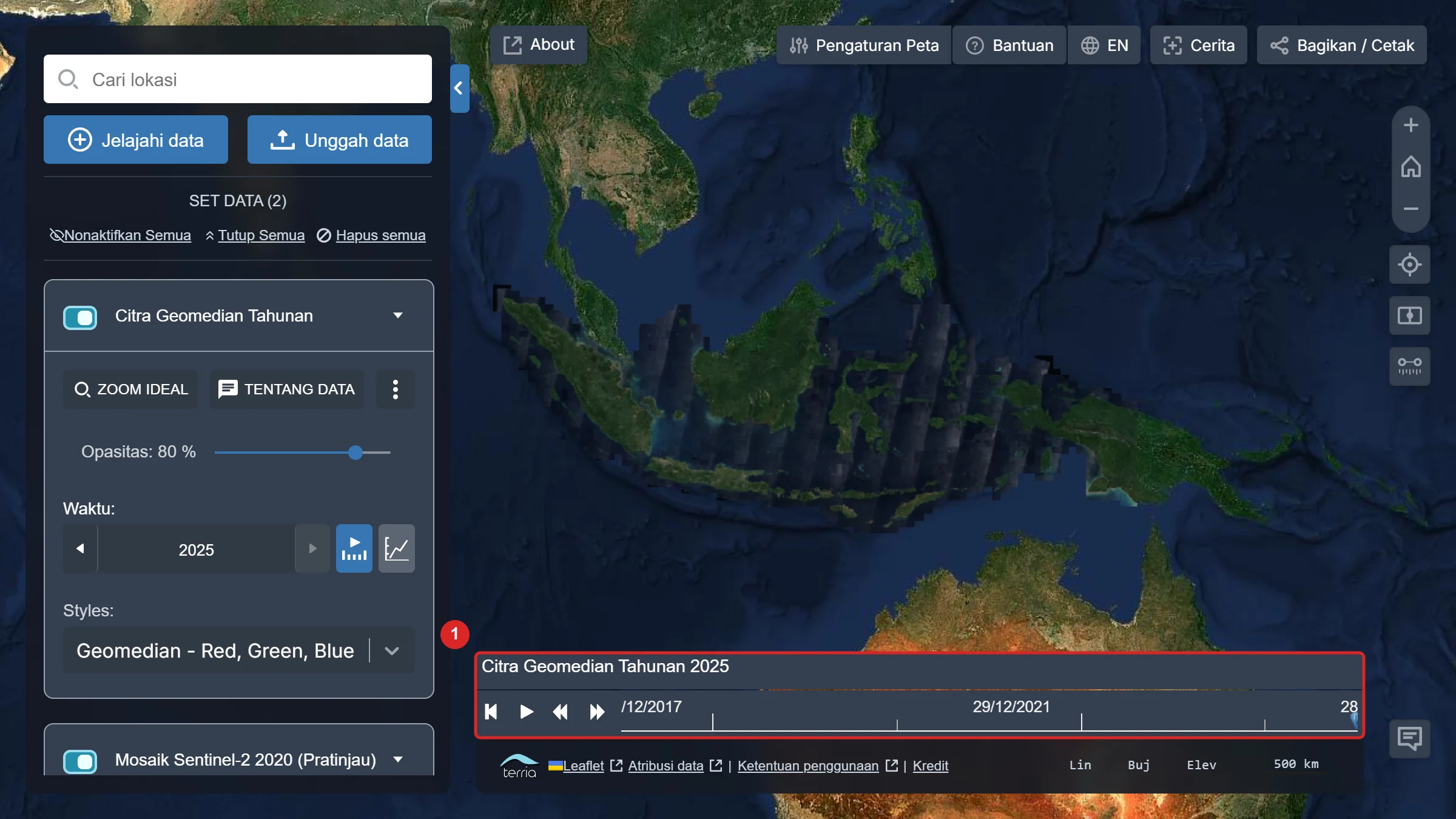 Linimasa layer temporal